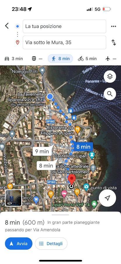 Villa Itaca Città di Lipari Esterno foto